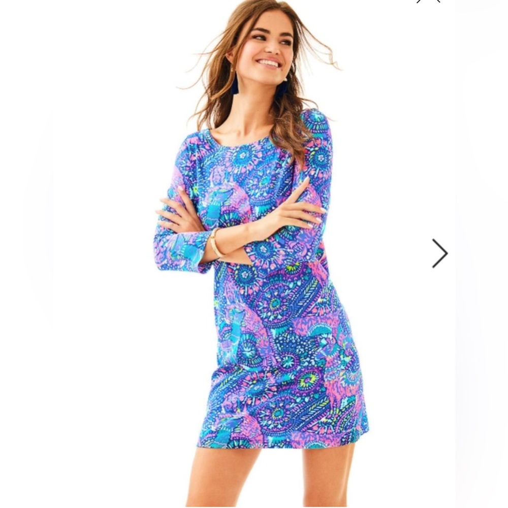 Lilly Pulitzer Bay Dress - Multi No Prob Llama